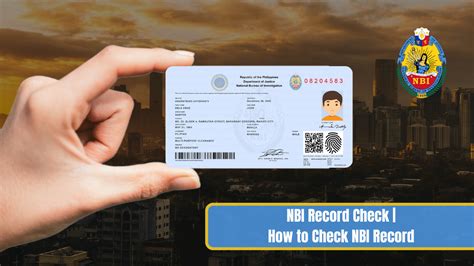 How to Check If You Have a Record on NBI .
